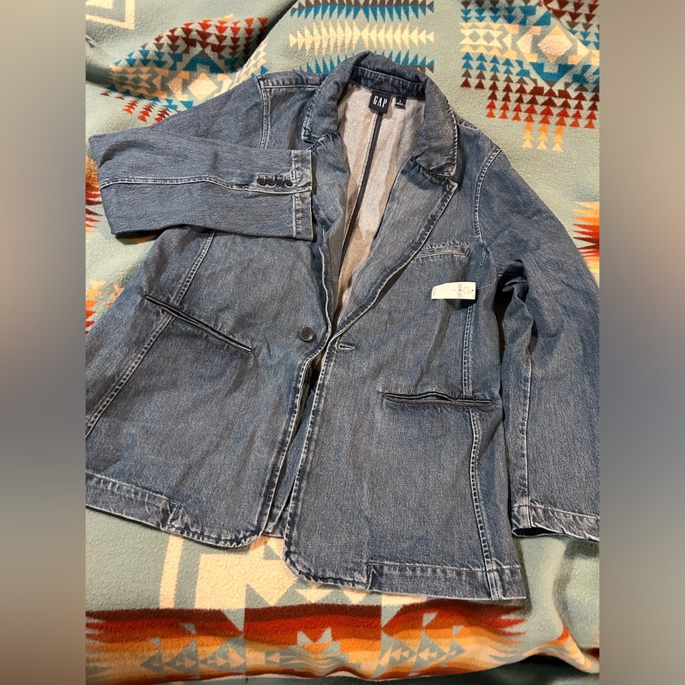 *NWT* GAP Denim Blazer